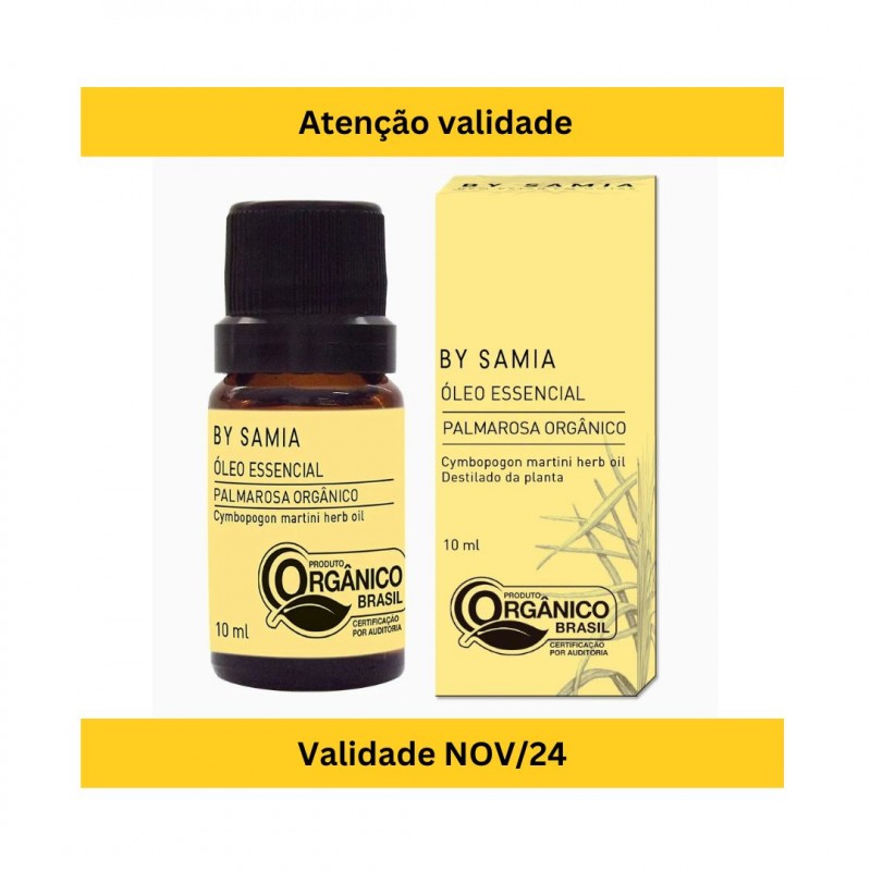  Óleo Essencial de Palmarosa Orgânico 10 ml